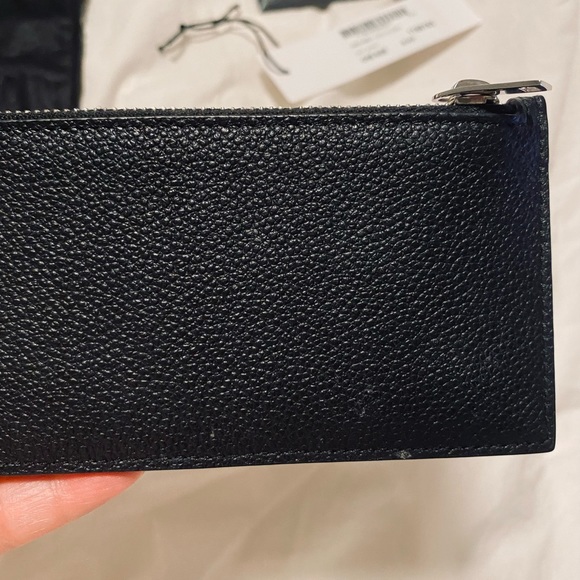 YSL Saint Laurent Fragment wallet in black - Picture 8 of 9